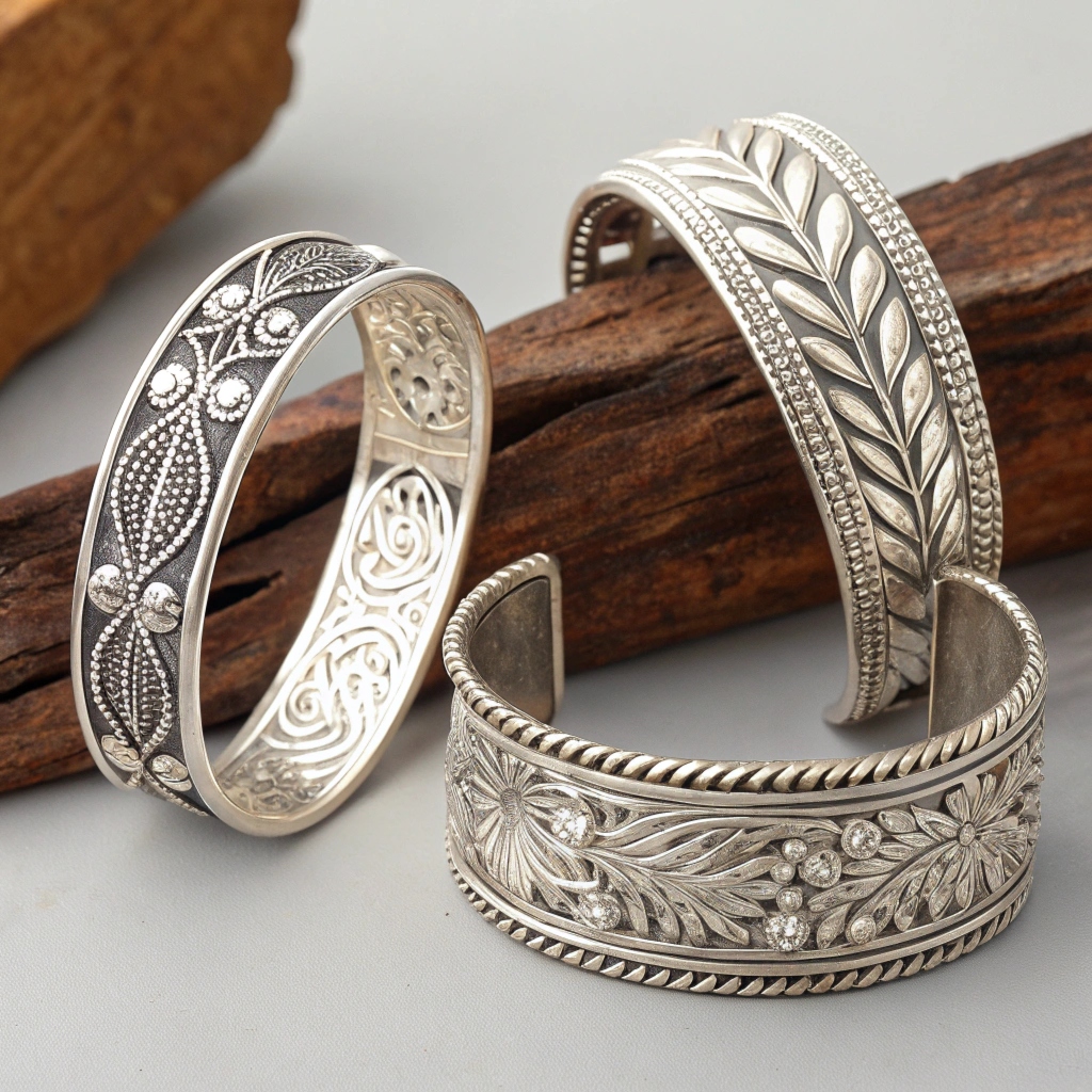 Forged metal bracelet